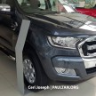 SPIED: Facelifted Ford Ranger in D’sara showroom