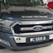 SPIED: Facelifted Ford Ranger in D’sara showroom