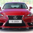 GALLERY: Lexus IS 200t Luxury spec in showroom