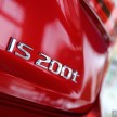 GALLERY: Lexus IS 200t Luxury spec in showroom