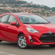 2016 Toyota Prius c gets Safety Sense, special edition
