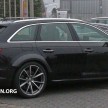 SPIED: Next-gen Audi RS4 Avant dons S4 suit for tests