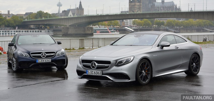DRIVEN: Mercedes-Benz S 63 AMG Coupe and E 63 AMG S – wet and wild in Köln with a couple of 5.5s 397028