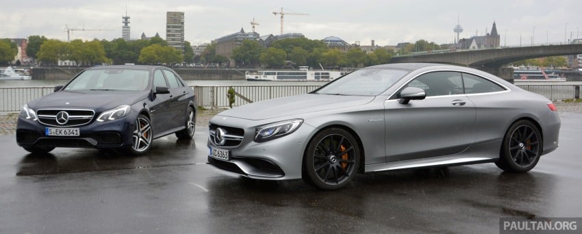 DRIVEN: Mercedes-Benz S 63 AMG Coupe and E 63 AMG S – wet and wild in Köln with a couple of 5.5s 397032