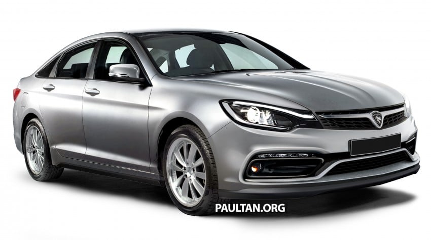 RENDERED: 2016 Proton Perdana in eight colours 392698