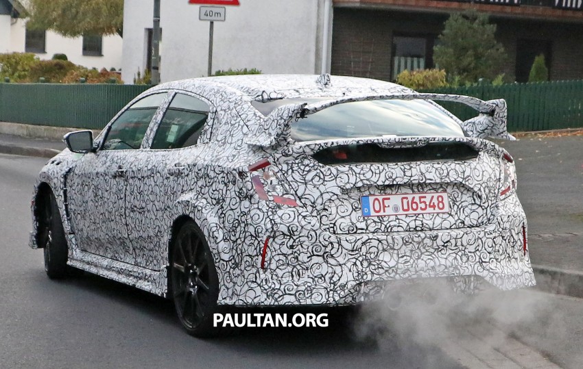 SPIED: Next-gen Honda Civic Type R 5-door hatchback 392142
