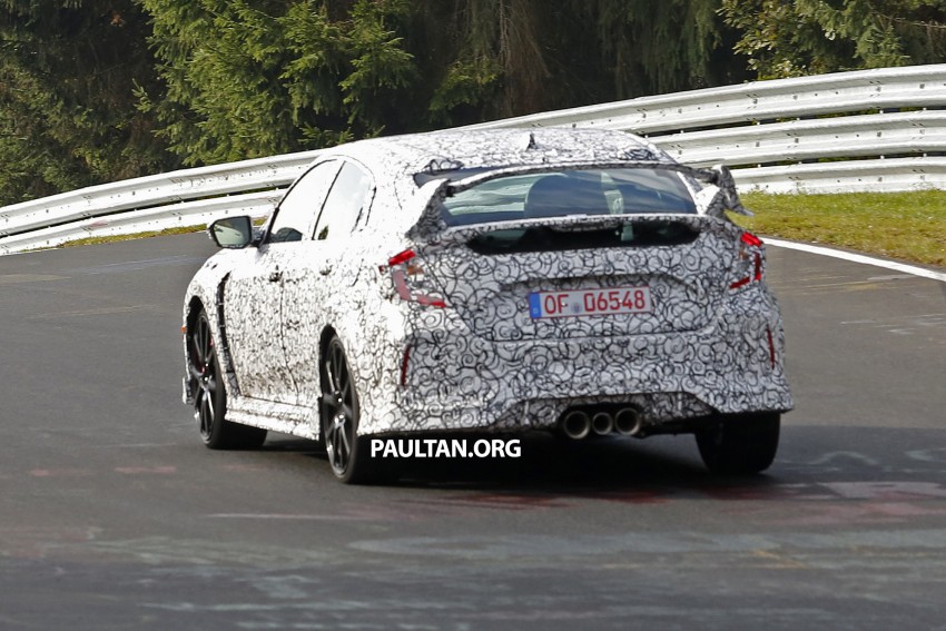SPIED: Next-gen Honda Civic Type R 5-door hatchback 392151