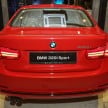 F30 BMW 3 Series LCI launched in Malaysia – 3-cyl 318i, 320i, 320d and 330i from RM209k to RM309k