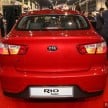 Kia Rio Sedan officially launched in M’sia – RM72,888