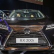 New fourth-gen Lexus RX launched in Malaysia – 200t, 350, 450h and F Sport variants, from RM389k
