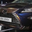New fourth-gen Lexus RX launched in Malaysia – 200t, 350, 450h and F Sport variants, from RM389k