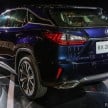 New fourth-gen Lexus RX launched in Malaysia – 200t, 350, 450h and F Sport variants, from RM389k