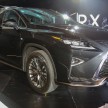 New fourth-gen Lexus RX launched in Malaysia – 200t, 350, 450h and F Sport variants, from RM389k