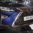 New fourth-gen Lexus RX launched in Malaysia – 200t, 350, 450h and F Sport variants, from RM389k