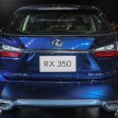 New fourth-gen Lexus RX launched in Malaysia – 200t, 350, 450h and F Sport variants, from RM389k