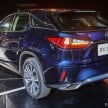 New fourth-gen Lexus RX launched in Malaysia – 200t, 350, 450h and F Sport variants, from RM389k