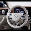 VIDEO: W213 Mercedes-Benz E-Class interior detailed
