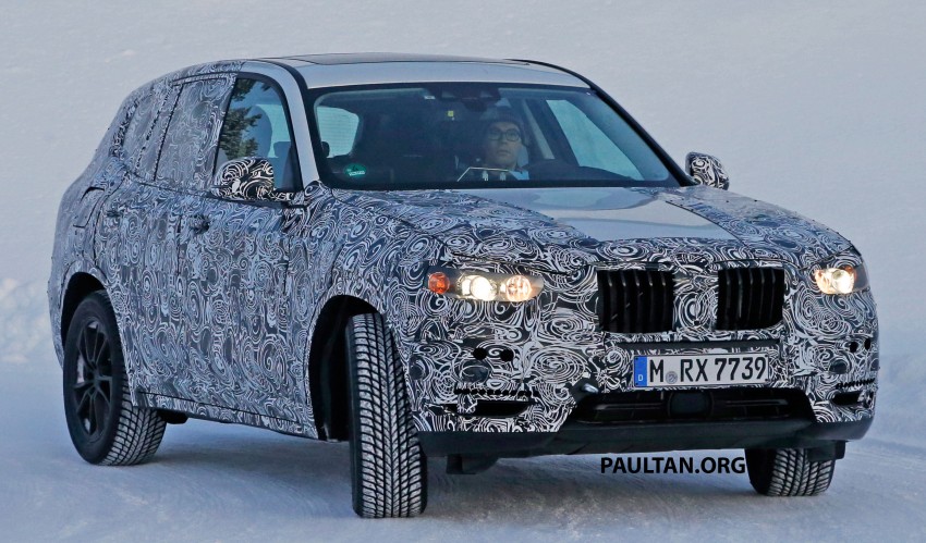SPYSHOTS: G01 BMW X3 threading through the snow 423449