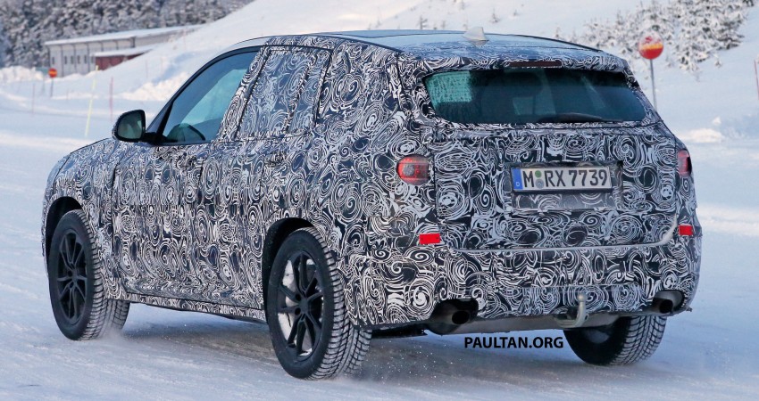 SPYSHOTS: G01 BMW X3 threading through the snow 423458