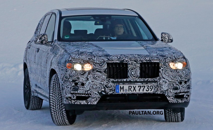 SPYSHOTS: G01 BMW X3 threading through the snow 423450