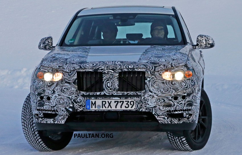 SPYSHOTS: G01 BMW X3 threading through the snow 423451