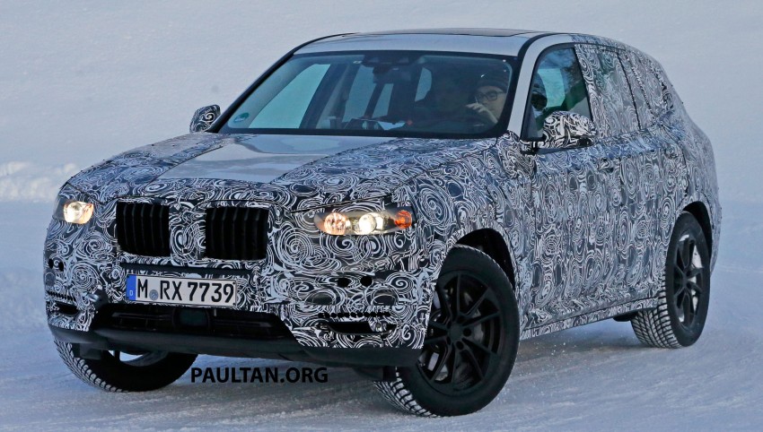 SPYSHOTS: G01 BMW X3 threading through the snow 423452