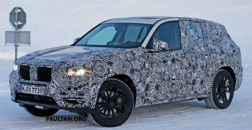 SPYSHOTS: G01 BMW X3 threading through the snow 423453