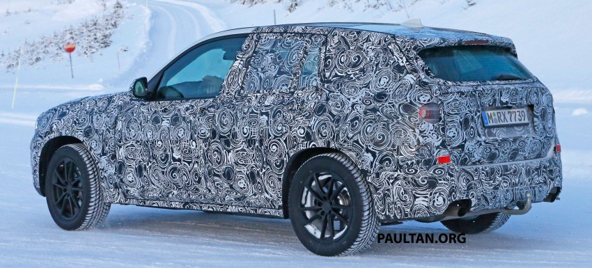 SPYSHOTS: G01 BMW X3 threading through the snow 423456