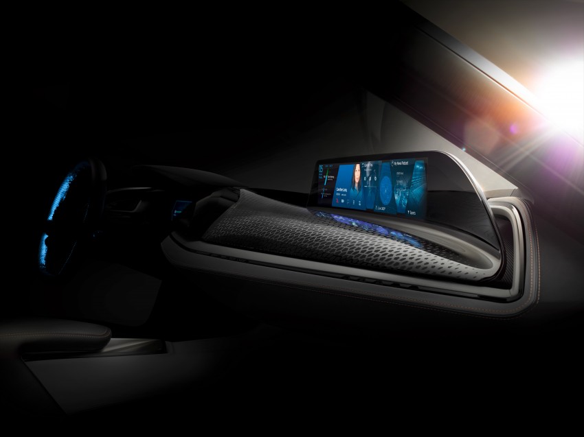 BMW i Vision Future Interaction revealed, with Air Touch gesture control, 21-inch panorama display 425190