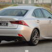 PANDU UJI: Lexus IS 200t F Sport –  kapasiti enjin diturun gred ke 2.0L, harga lebih tinggi