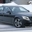 SPIED: W222 Mercedes-Benz S-Class FL hides grille
