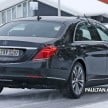 SPIED: W222 Mercedes-Benz S-Class FL hides grille