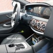 SPIED: W222 Mercedes-Benz S-Class facelift interior – centre touchpad to replace COMAND rotary knob?