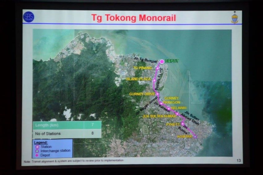 Penang public transport plan revealed – LRT, BRT, monorail and trams to connect island to mainland 454983