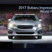 2017 Subaru Impreza sedan and hatch go live in NY
