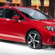 2017 Subaru Impreza sedan and hatch go live in NY