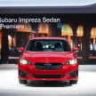 2017 Subaru Impreza sedan and hatch go live in NY