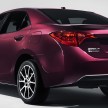 2017 Toyota Corolla facelift for North America revealed, plus a 50th anniversary Special Edition