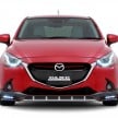 Mazda 2 and CX-3 fitted with DAMD body kits in Japan