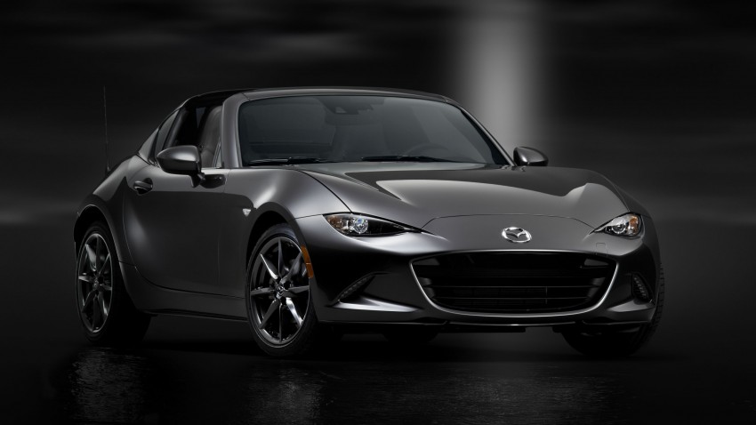Mazda MX-5 RF revealed for NY – targa-roof fastback 464802