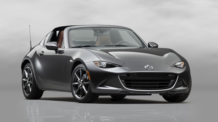 Mazda MX-5 RF revealed for NY – targa-roof fastback 464792