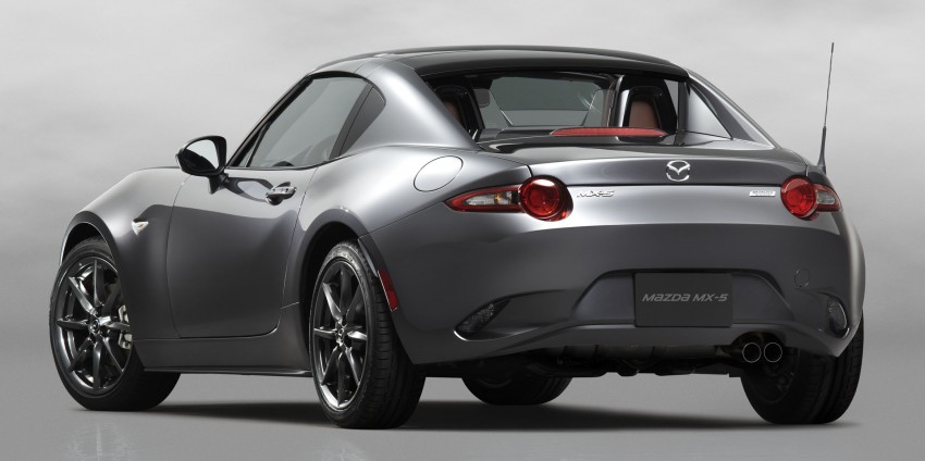 Mazda MX-5 RF revealed for NY – targa-roof fastback 464794