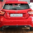 Mercedes-Benz A-Class 2016 facelift dilancar – A 180 ditambah dalam varian, harga bermula RM195k