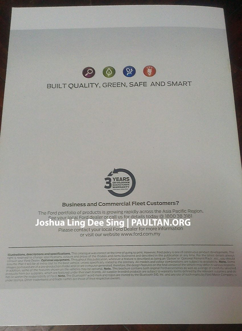 2016 Ford Everest Malaysian brochure reveals two variants – 2.2L Trend 4×2 and 3.2L Titanium 4×4 478949