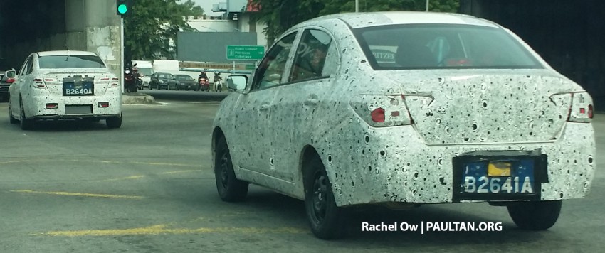SPYSHOTS: 2016 Proton Saga shows tail light design 475193