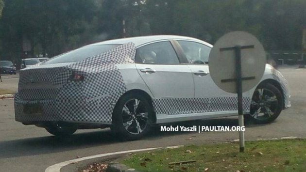 Honda Civic spyshot 2