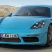 Porsche 718 Cayman debuts packing flat-four engines