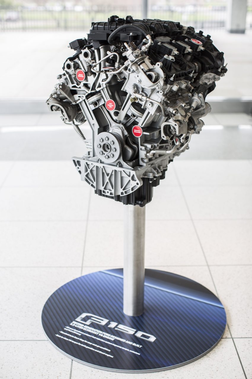 Enjin V6 3.5 liter EcoBoost dan kotak gear automatik 10-kelajuan baharu bakal memacu trak Ford F-150 2017 487852