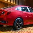 2016 Honda Civic FC 1.8 S, 1.5 Turbo, 1.5 Turbo Premium – specs and equipment in a nutshell