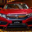 Honda Civic 2016 dilancarkan di M’sia – 1.8L dan 1.5L VTEC Turbo; tiga varian dan harga bermula RM111k